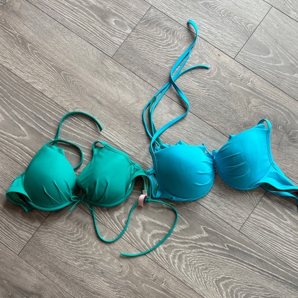 Victoria's Secret Teal and Turquoise Bikini - Picture 1 of 6